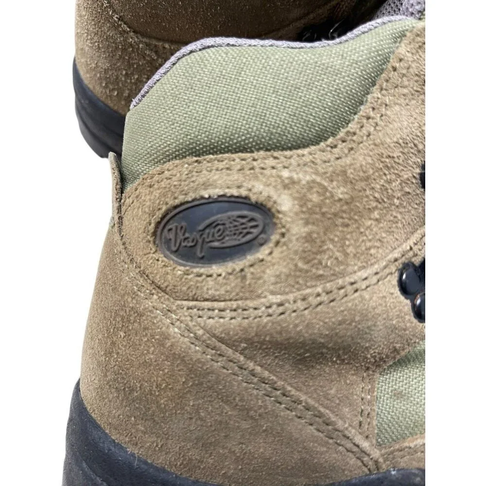 Vintage Vasque Hiking Boots Men’s US 6.5 Brown Suede Trail Ankle Padded